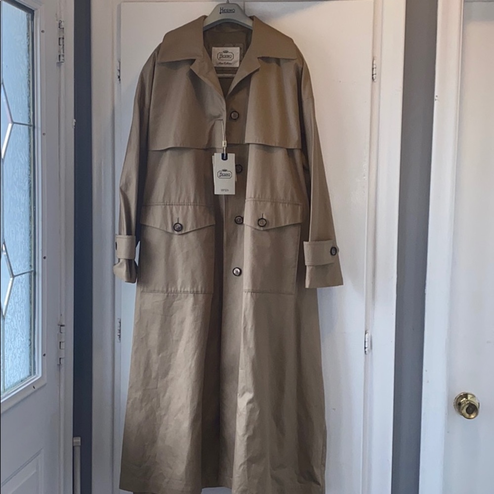 Herno - DELON + MONOGRAM LONG COAT - WOMEN'S